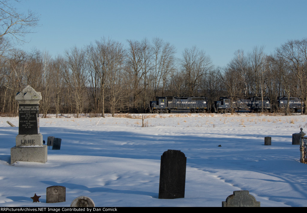 Passing the Cemetery